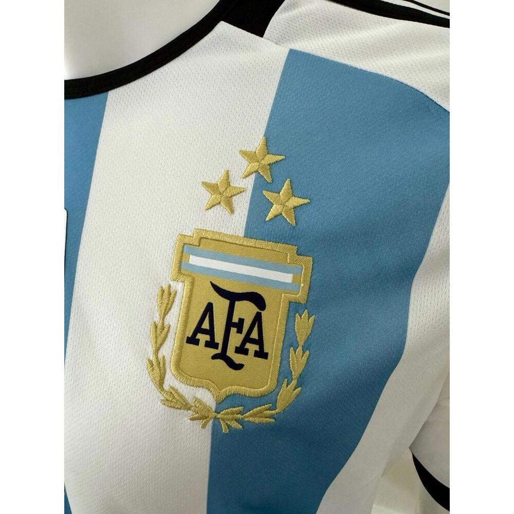 2022 Adidas World Cup 3 STAR Argentina MESSI Jersey Size L - Picture 11 of 12
